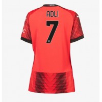 AC Milan Yacine Adli #7 Domáci Ženy futbalový dres 2023-24 Krátky Rukáv
